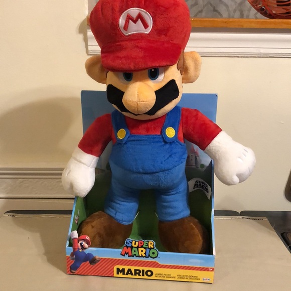 Mario Super Mario jumbo plush toy 20” - Picture 2 of 11